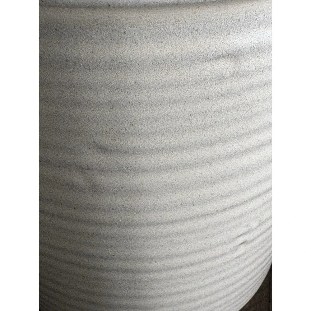 Threshold Crock 64 Oz Large Ceramic Canister Food Storage Utensils Neutral Cream